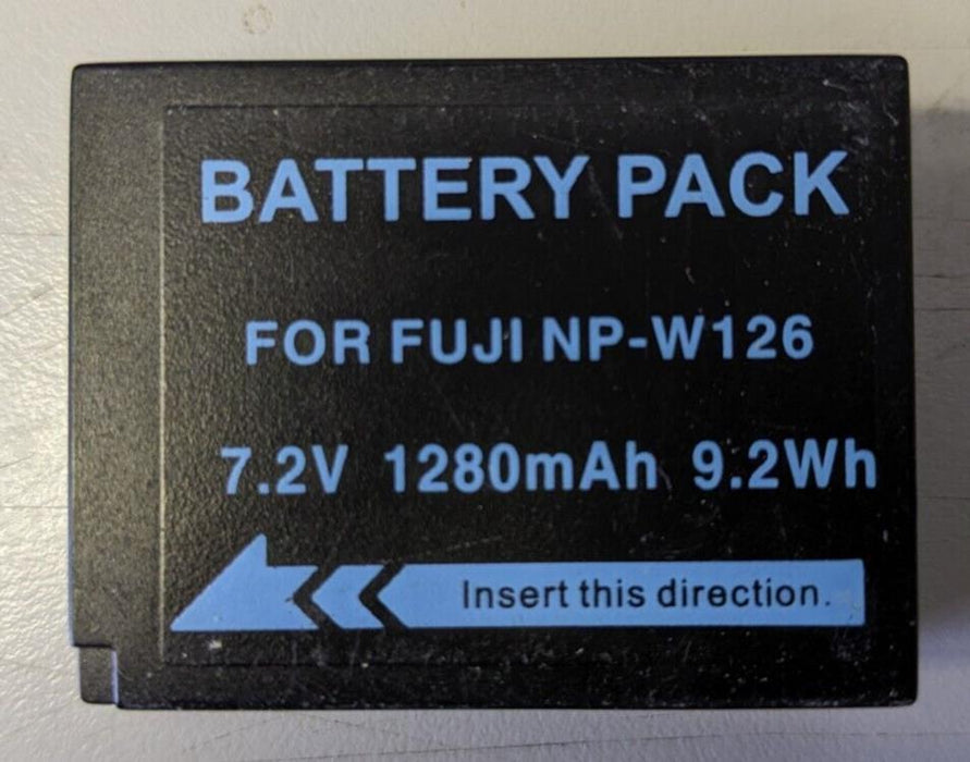Replacement NP-W126 Battery 1280mAh for Fuji NEW