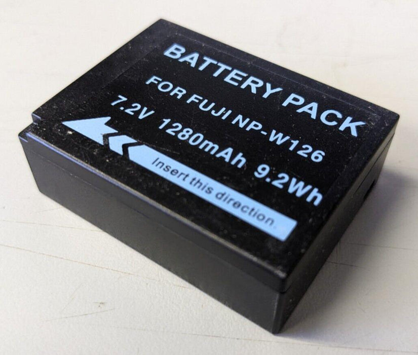 Replacement NP-W126 Battery 1280mAh for Fuji NEW