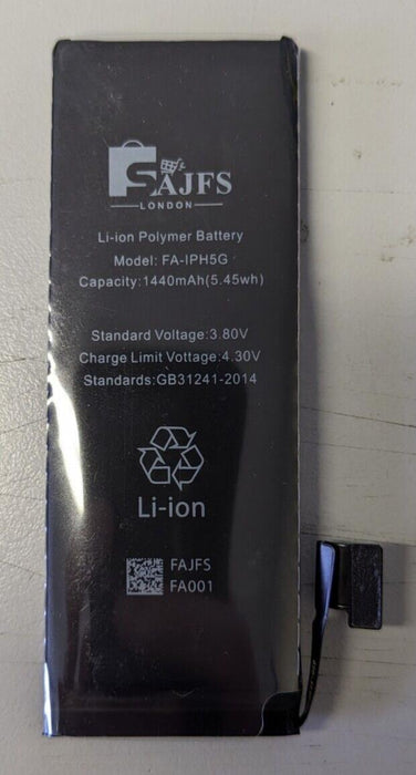 Replacement Battery 1440mAh for iPhone 5 FA-IPH5G