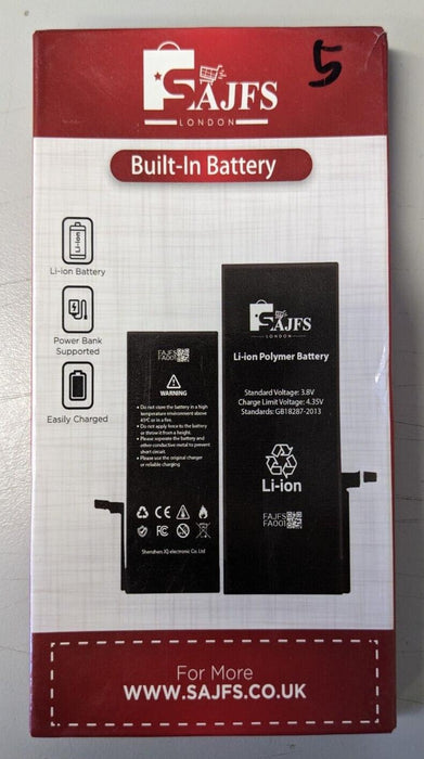 Replacement Battery 1440mAh for iPhone 5 FA-IPH5G