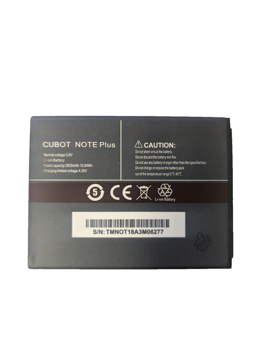 CUBOT NOTE Plus Battery 3.8V 2800mAh