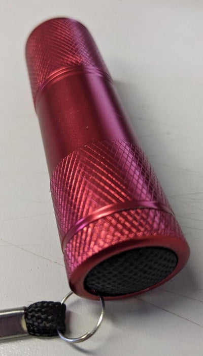 Mini Aluminium Torch Battery Operated Flashlight  X-Pression RED