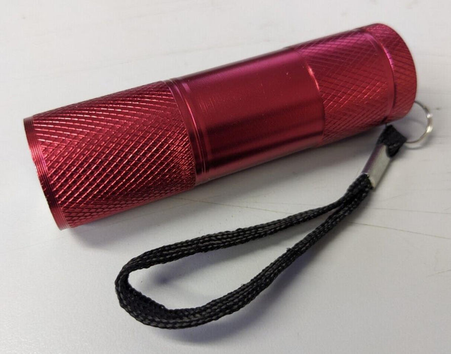 Mini Aluminium Torch Battery Operated Flashlight  X-Pression RED