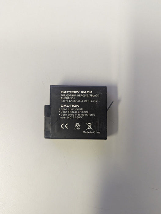 AHDBT-501 Battery Pack SHOOT 3.85v 1220mAh FOR GoPro Hero5/6/7 (USED)
