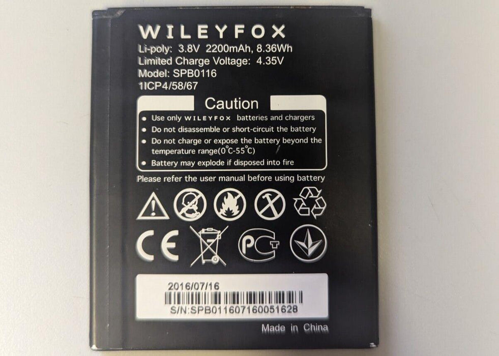 Wiley Fox SPB0116 Battery for Wileyfox Spark / Spark+ Spark Plus 1ICP4/58/67