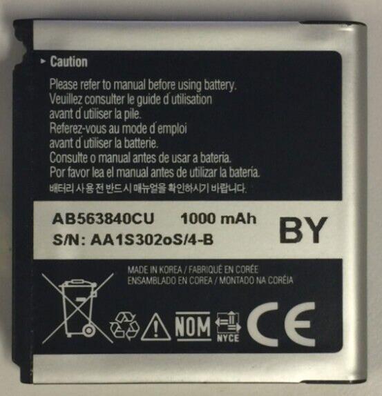 Genuine Samsung AB563840CU Battery NEW 1000mAh