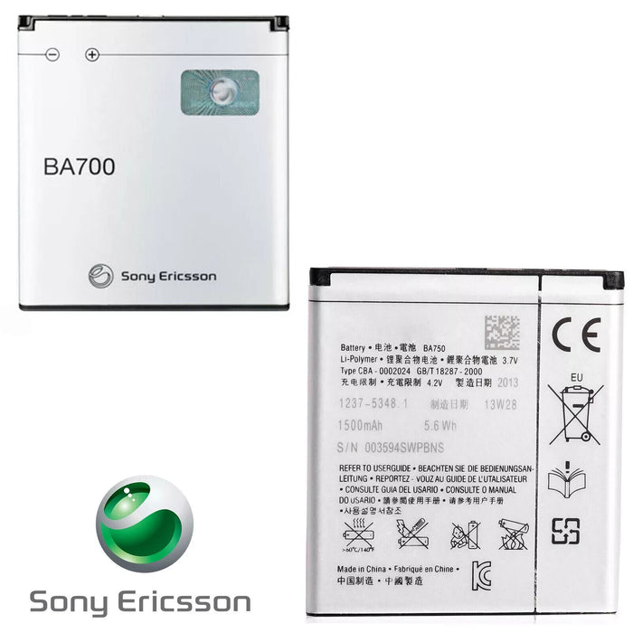 Geniune Sony BA700 Battery 1500mAh Silver