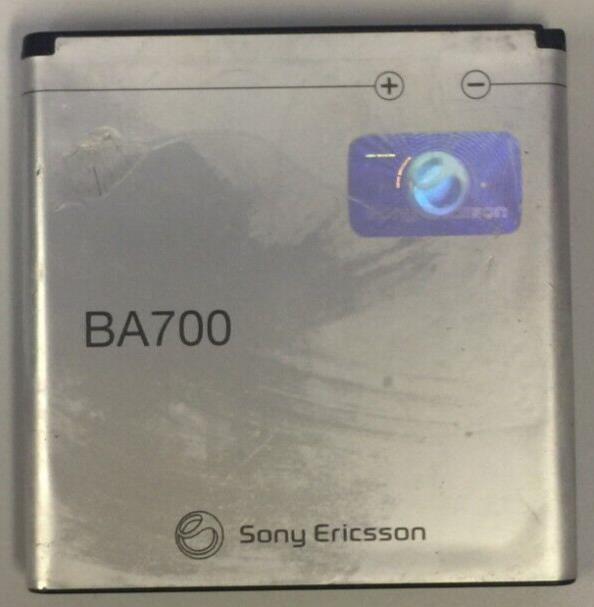 Geniune Sony BA700 Battery 1500mAh Silver USED