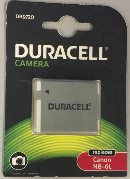 Duracell Replacement Canon Camera Battery NB-6L NB6L 3.7V DR9720