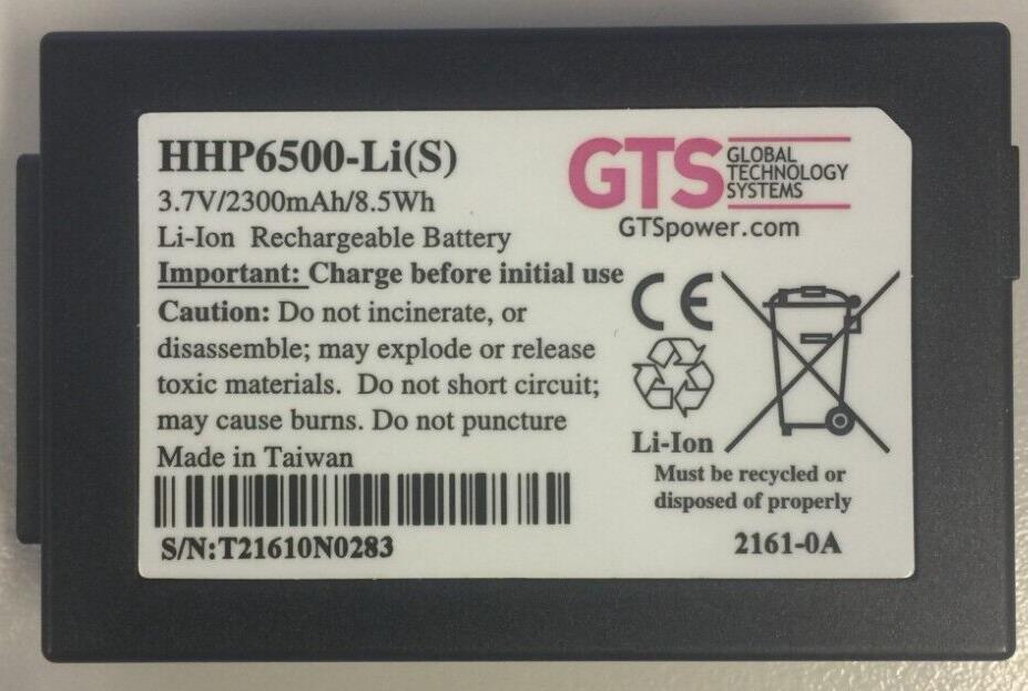 GTS HHP6500-LiS handheld mobile computer spare part Battery