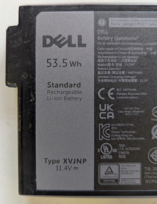 DELL XVJNP Battery Dell Latitude Rugged 4457mAh 13.2V