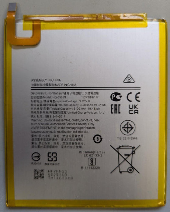 For Samsung HQ-3565S Battery For Galaxy Tab A7 Lite SM-T220 SM-T225 5100mAh