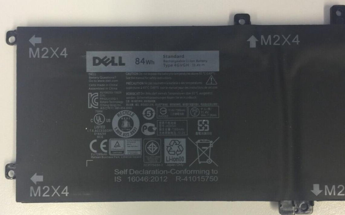 4GVGH Dell Battery XPS 15 9550 Precision 5510 Series Notebook P56F 1P6KD