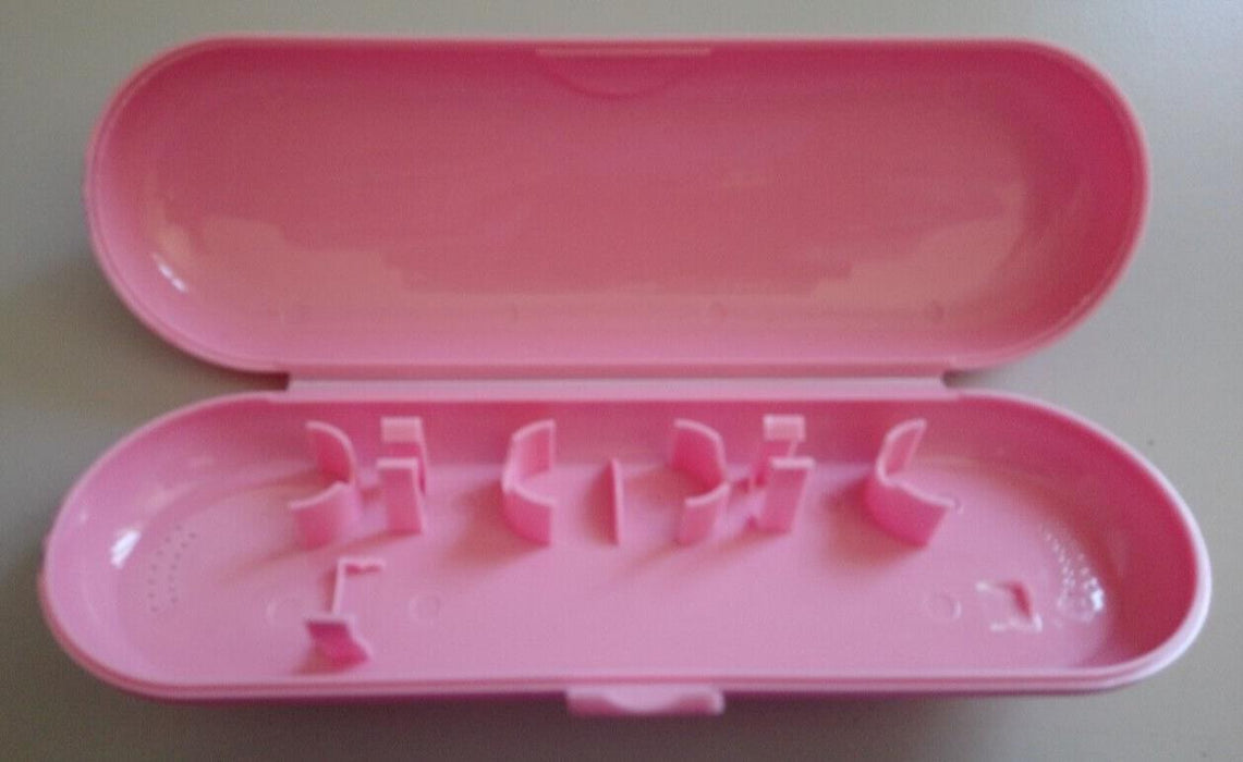 Sonic Pink Toothbrush, USB Rechargeable, 6 Modes, 4 BrushHeads (Case damaged)