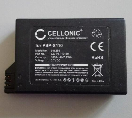 Battery for Sony PSP-S110 PSP Slim & Lite (PSP-2000 / PSP-2004)