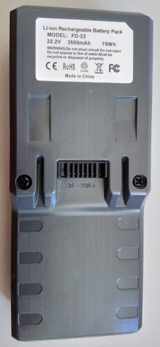 New Replacement Battery For HOOVER Freedom FD22 FD22L 3500mAh Li-ion Grey