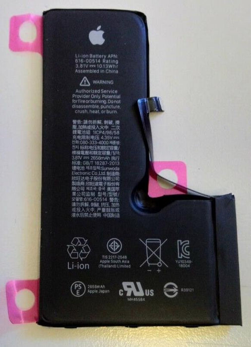 iPhone XS Replacement Battery 616-00514 (2658mAh) -  with Adhesive