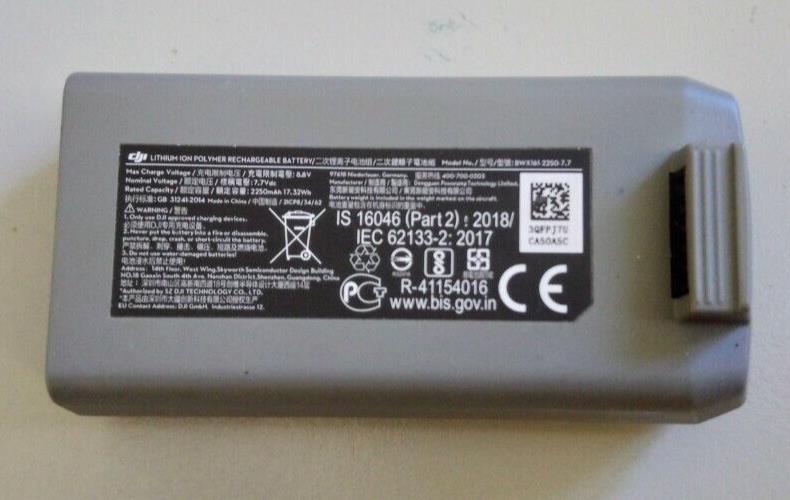 Used DJI Lipo Battery for DJI Mavic Mini SE, Mini 4K BWX161-2250-7.7 (2250mAh)