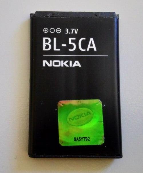 Nokia Used Battery BL-5CA for 1110 1112 1200 1208 1209 1650 1680 (700mAh)