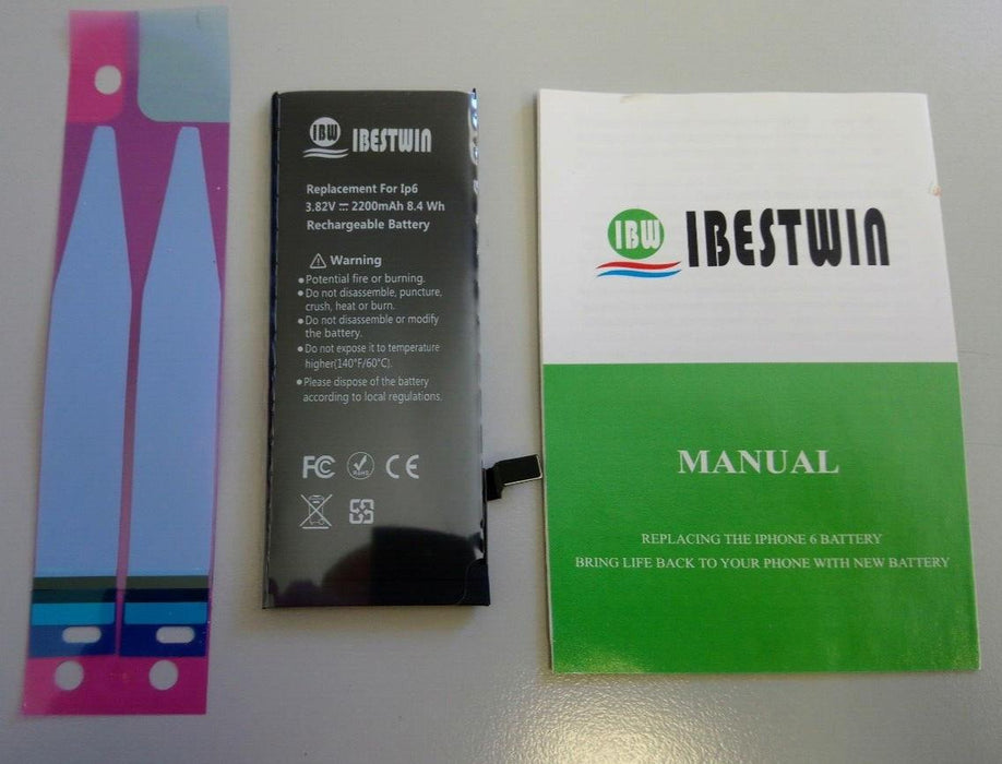 New For iPhone 6 2200mAh Replacement Battery with Adhesive