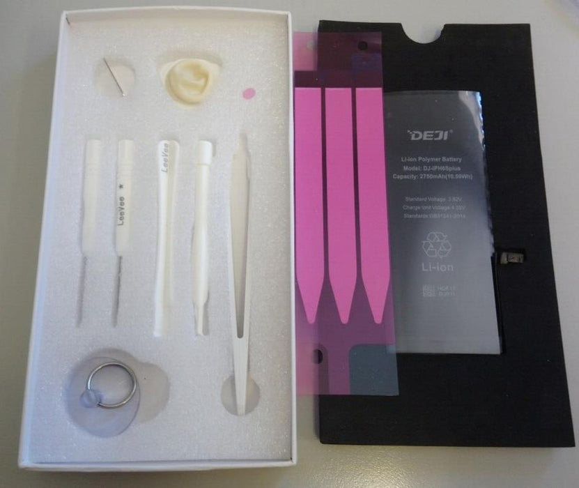 LeeVee Replacement Battery for iPhone 6S Plus (2750mAh) + Adhesive and Tools