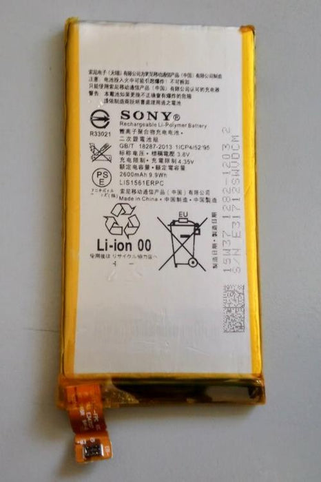 Used SONY LIS1561ERPC BATTERY FOR  XPERIA Z3 MINI COMPACT D5803, D5883 2600mAh
