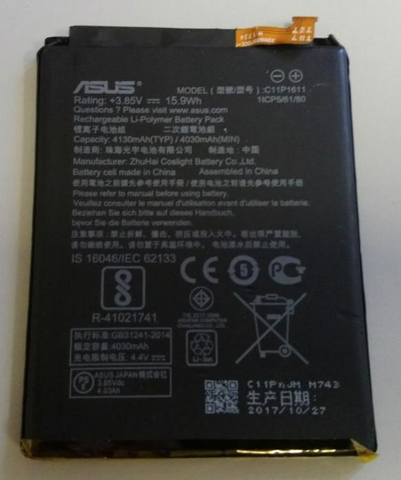 3.85V Battery for Asus ZenFone 3 Max 5.2 Global 0B200-02300000, C11P1611 4030mAh