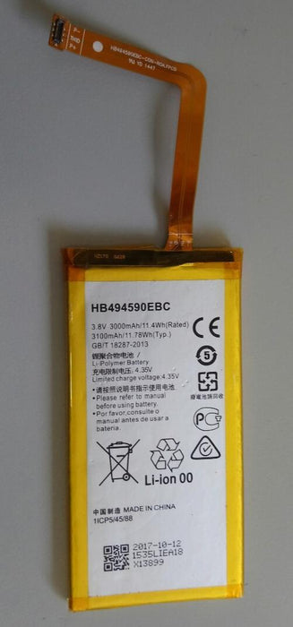 New Battery For Huawei Honor 7 HB494590EBC - 3000mAh