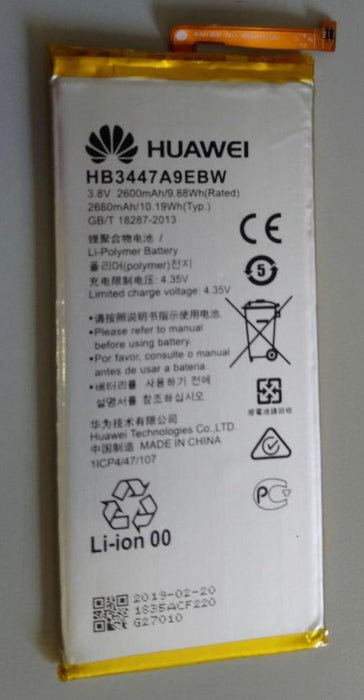 New Huawei HB3447A9EBW Replacement Battery for Huawei Ascend P8/ P8