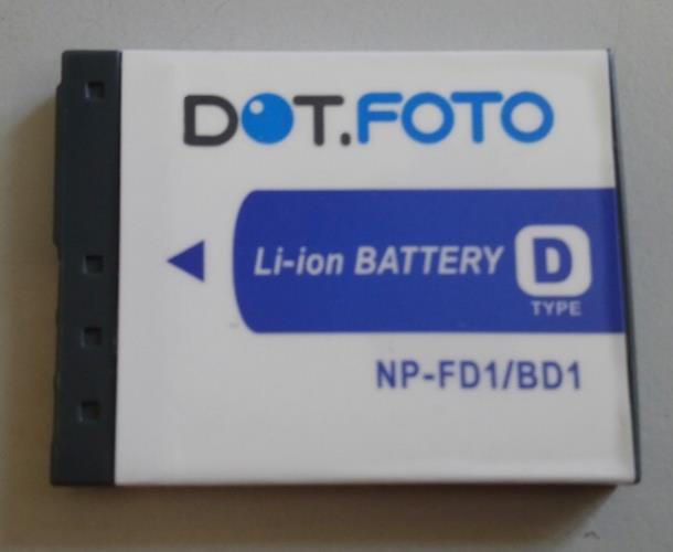 Dot.Foto Replacement Camera Battery For Sony NP-FD1 - 690mAh