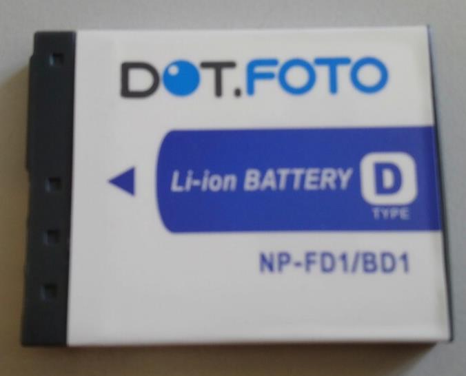 Dot.Foto Replacement Camera Battery For Sony NP-FD1 - 690mAh