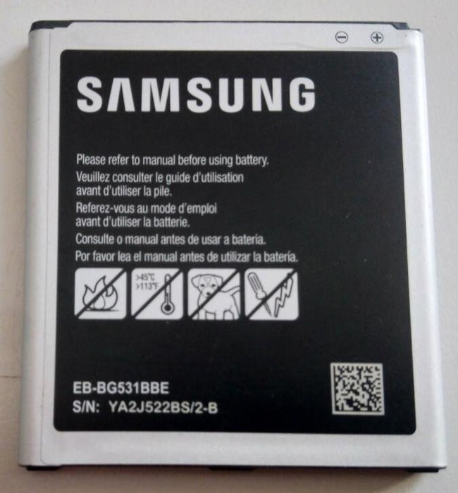 Used SAMSUNG EB-BG531BBE BATTERY GALAXY GRAND PRIME J5 J3 / J2 PRIME 2600mAh