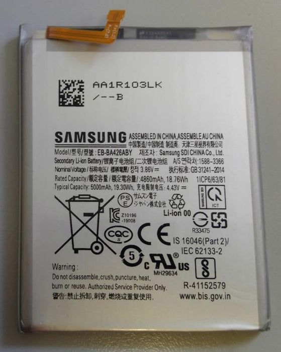 Replacement Battery For Samsung Galaxy A42 5G A426 Battery 4860mAh EB-BA426ABY
