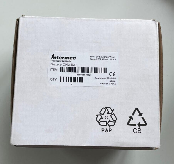 2x Genuine Intermec AB16 318-016-002 Battery For Intermec Scanner CN3 CN4 CN3E