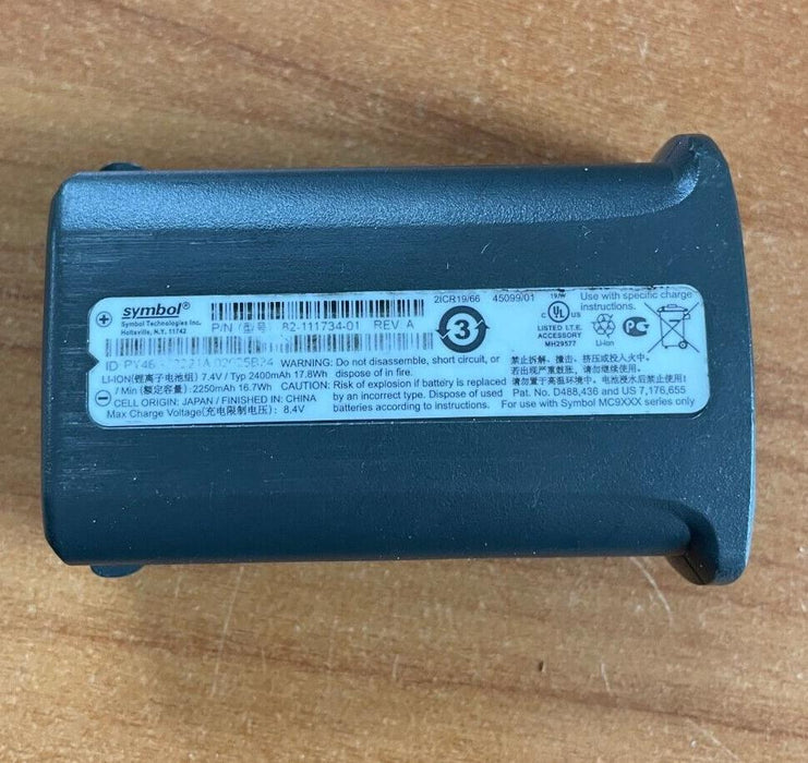 Genuine Symbol 82-111734-02 Battery 2400mAh Li-Ion 17.8Wh