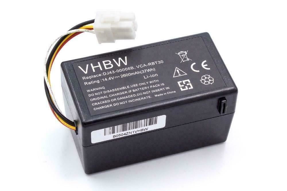 Battery 2600mAh for Samsung Navibot SR8981, VCA-RBT30