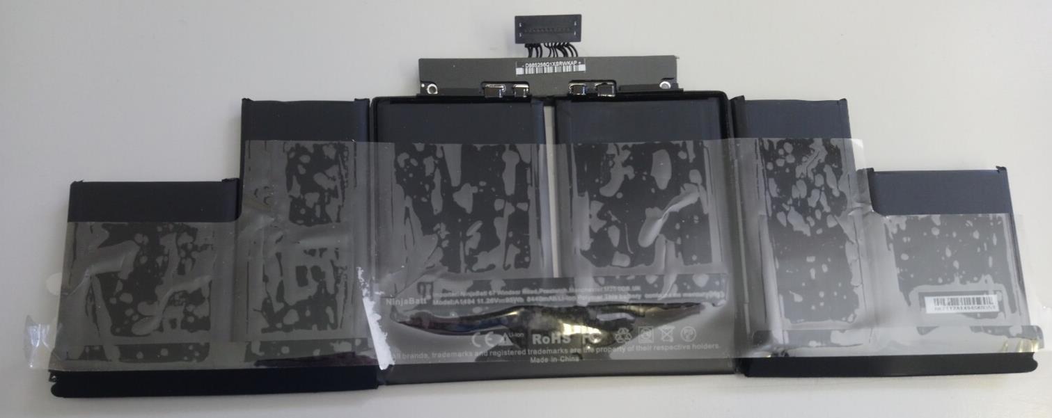 NinjaBatt A1494 Battery for MacBook Pro 15" A1398 Late 2013 Mid 2014 8440mAh