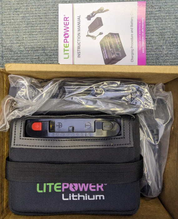 12.8V 192Wh (15Ah) MOTOCADDY LitePower 18 Hole Lithium Battery Pack
