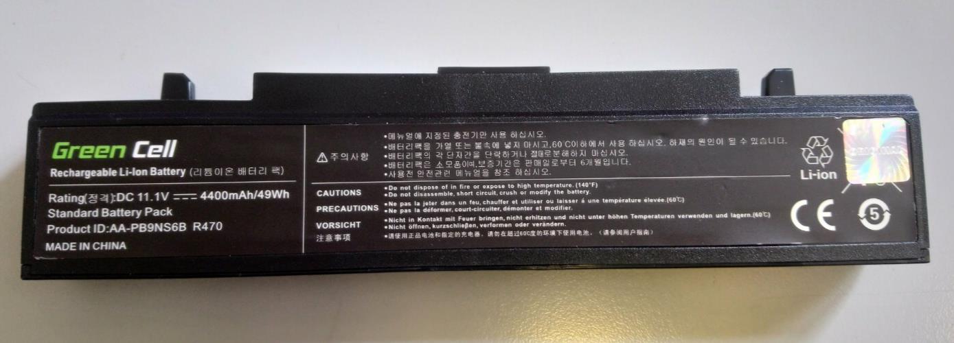 Green Cell Battery for Samsung R470-AT03 R470-BS01 R470-BS02 R470-FT01 4400mAh