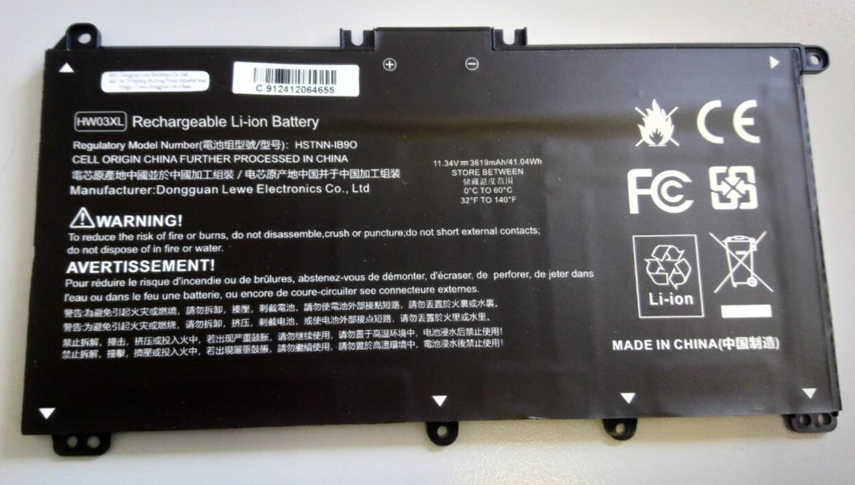 HW03XL battery for HP Pavilion 15-EG 15-EH 17-CN 17-CP Series HWO3XL