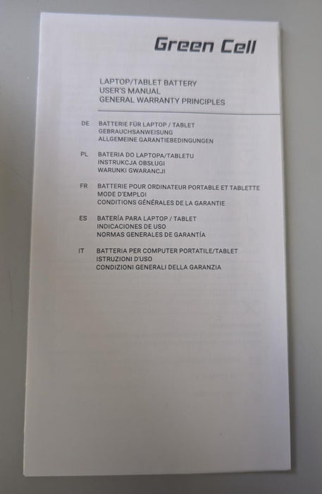 Greencell HT03XL Battery 11.4v 39Wh