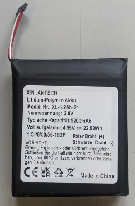 Xinlantech 5 Wire Replacement Battery for Ring (2nd Gen) 5200mAh 3.8V XL-5.2SP1