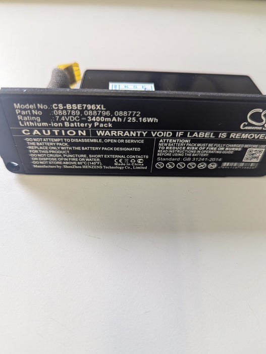 Cameron Sino Speaker Battery FOR Bose CS-BSE796XL (3400 mAh, 7.4 V)