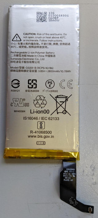 Google Pixel 4 Battery 2800mAh G020I G020I-B G020M G020I GA011