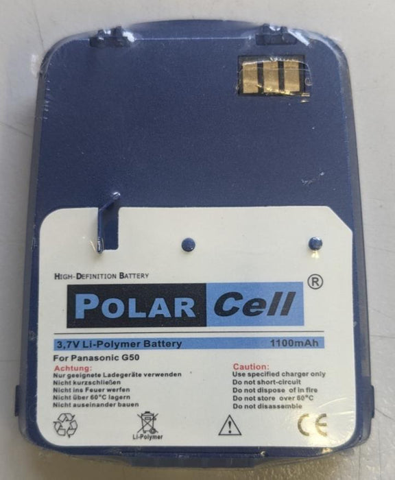 Polar Cell For Panasonic G50 Battery - 1100mAh
