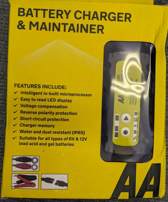 AA 6V/12V Car Battery Charger & Maintainer - NEW