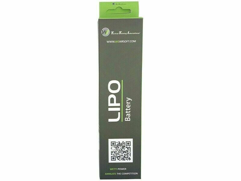 WE Battery 1300mAh Lipo 11.1V 20C Micro Max (PEQ/AN-15) Airsoft Battery