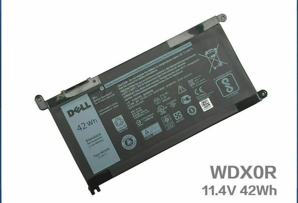 WDX0R Battery 42Wh For Dell Inspiron 15 5567 5568 13 5368 7368 7569 7579 Genuine