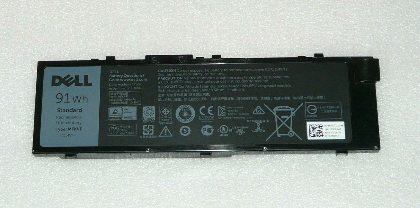NEW GENUINE DELL PRECISION 15 7510 7520 6CELL 91WH BATTERY MFKVP RDYCT TWCPG