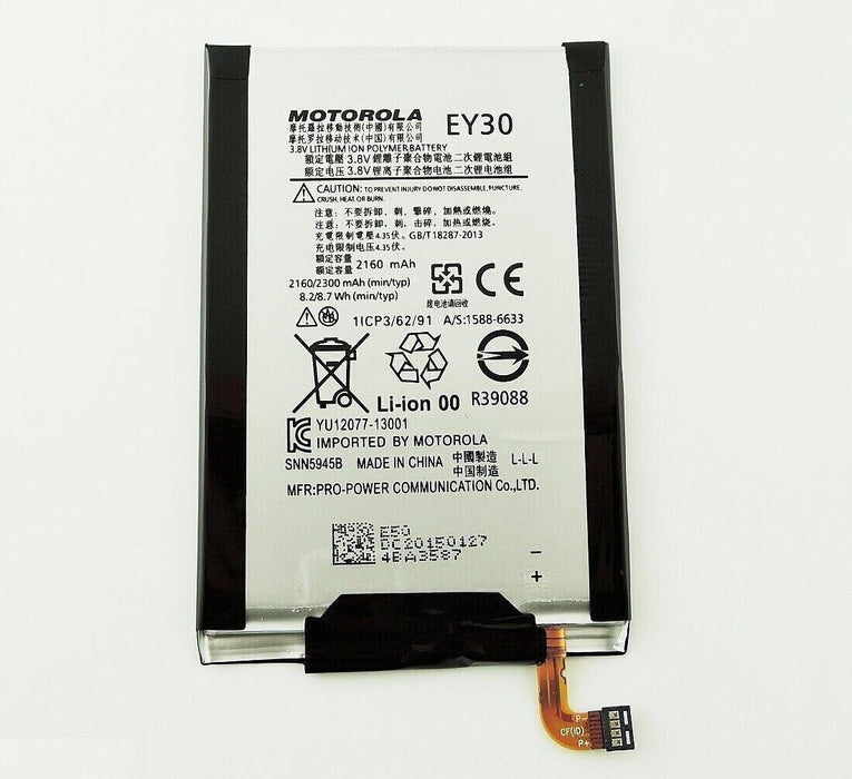 MOTOROLA EY30 BATTERY FOR Motorola X2 XT1092 XT1093 XT1097 XT1085 XT1095 XT1096